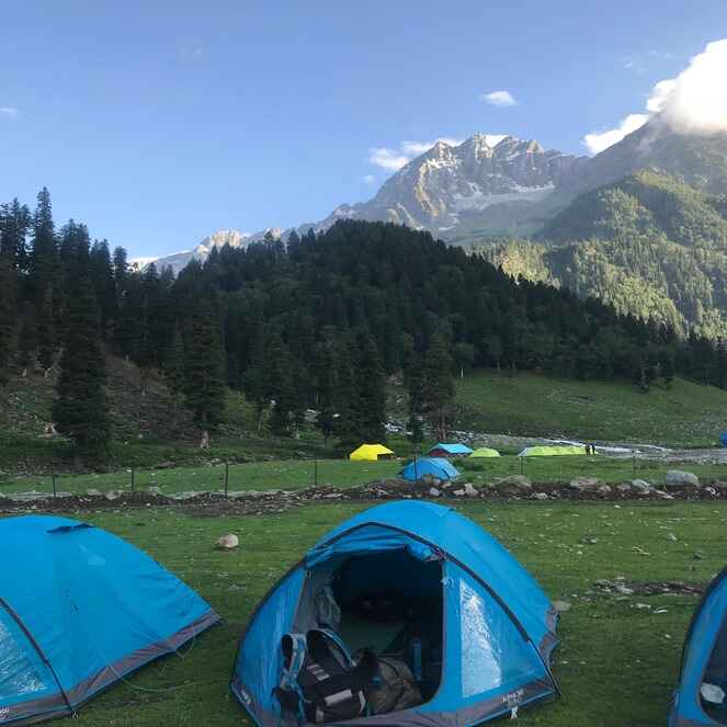 Sonamarg Valley Camping